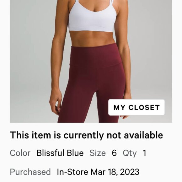 Lululemon Like a Cloud Bra Size 6 - Picture 5 of 5